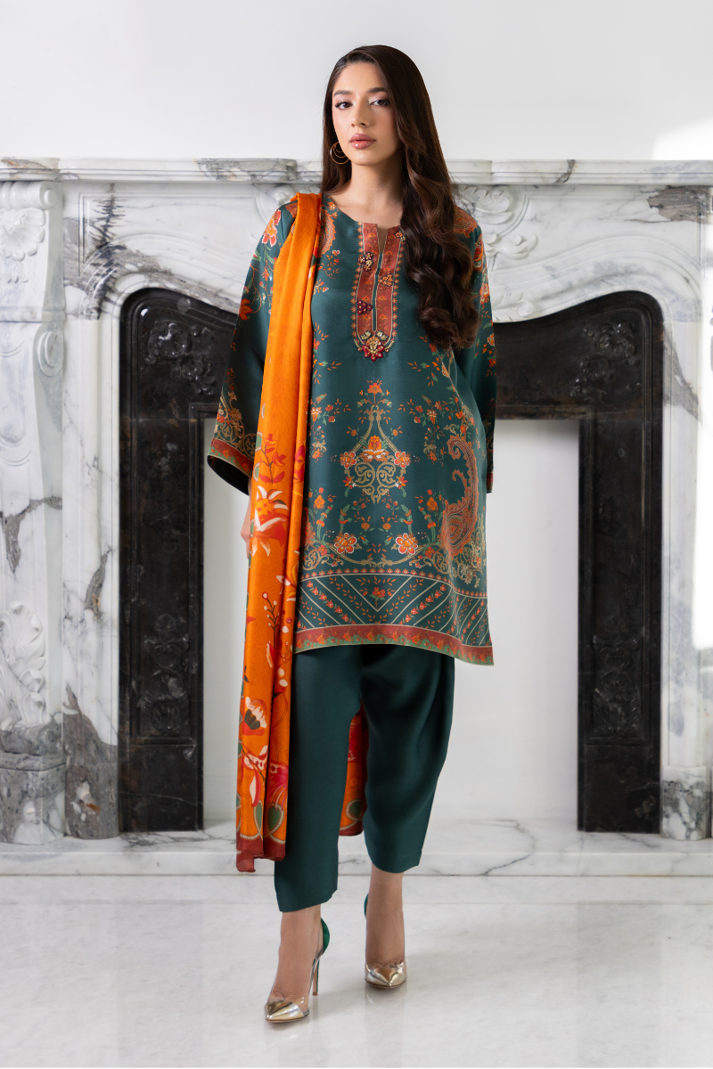 Mina Hasan | Signature Pret | Teal Green-1