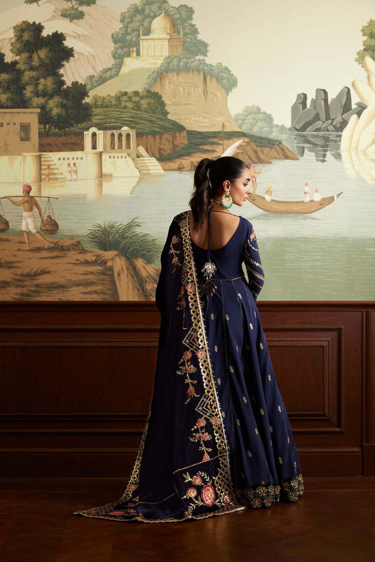 Mina Hassan | Velvet Luxe |  Raniya -  Mina Hassan Ladies Clothes - Original Designer Dress - House of Maryam