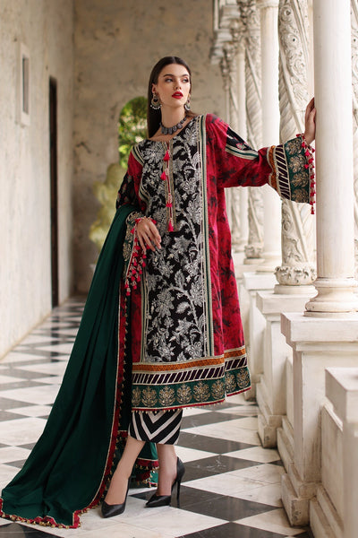 Mina Kashif | Festive Lawn | Karine -  Mina Kashif Luxury - Original Designer Dress - House of Maryam