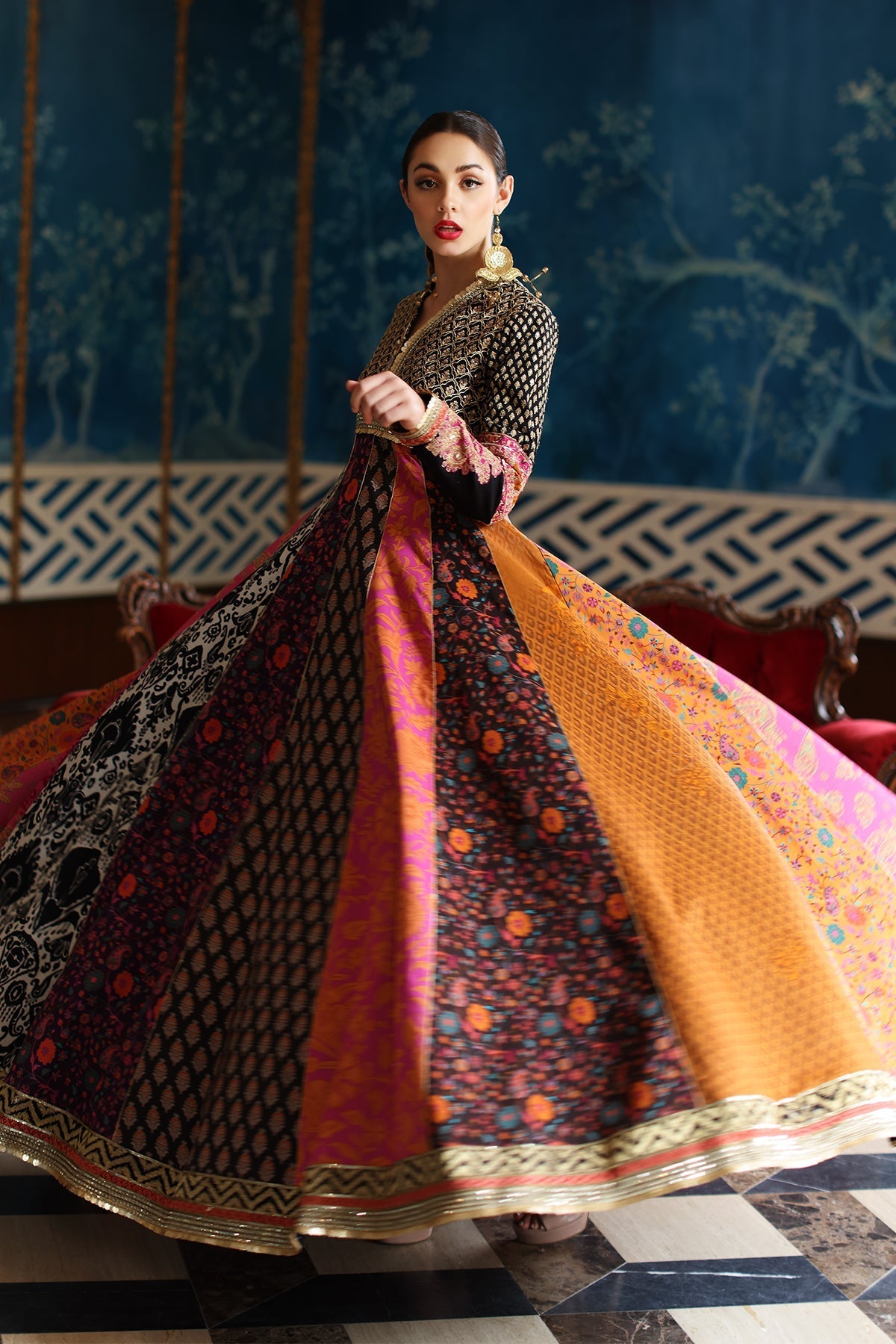 Mina Kashif | Festive Lawn | Misty -  Mina Kashif Luxury - Original Designer Dress - House of Maryam