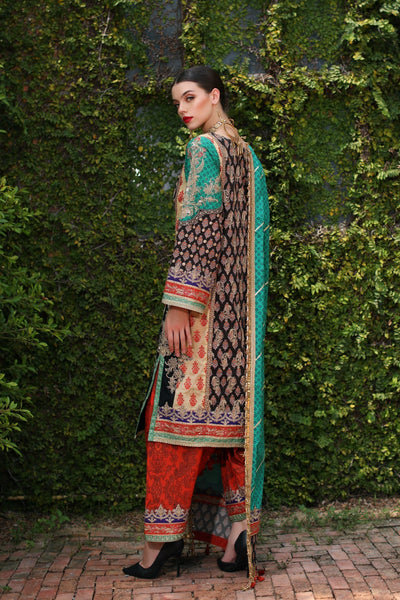 Mina Kashif | Festive Lawn | Zenel -  Mina Kashif Luxury - Original Designer Dress - House of Maryam