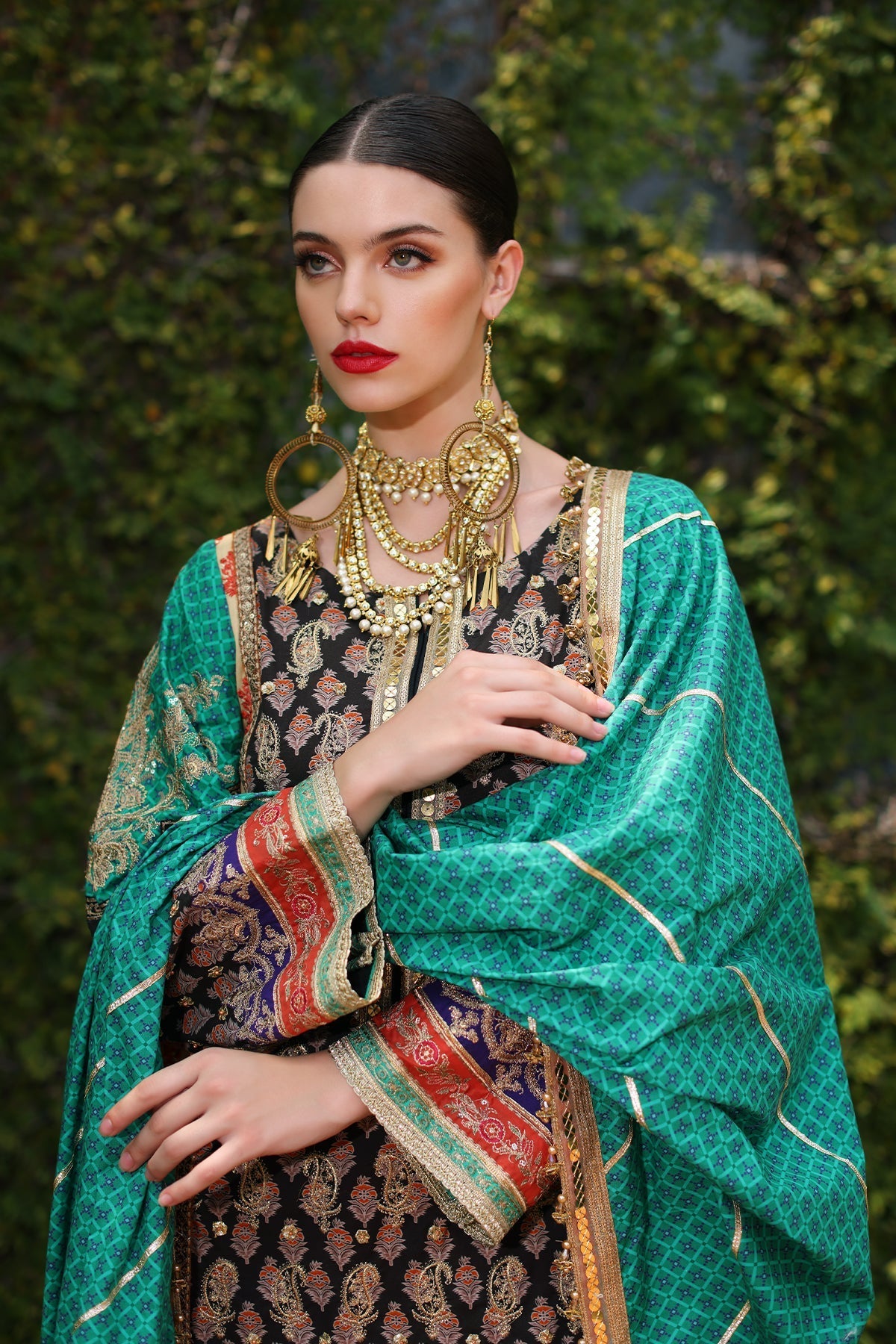 Mina Kashif | Festive Lawn | Zenel -  Mina Kashif Luxury - Original Designer Dress - House of Maryam