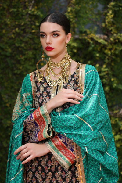 Mina Kashif | Festive Lawn | Zenel -  Mina Kashif Luxury - Original Designer Dress - House of Maryam