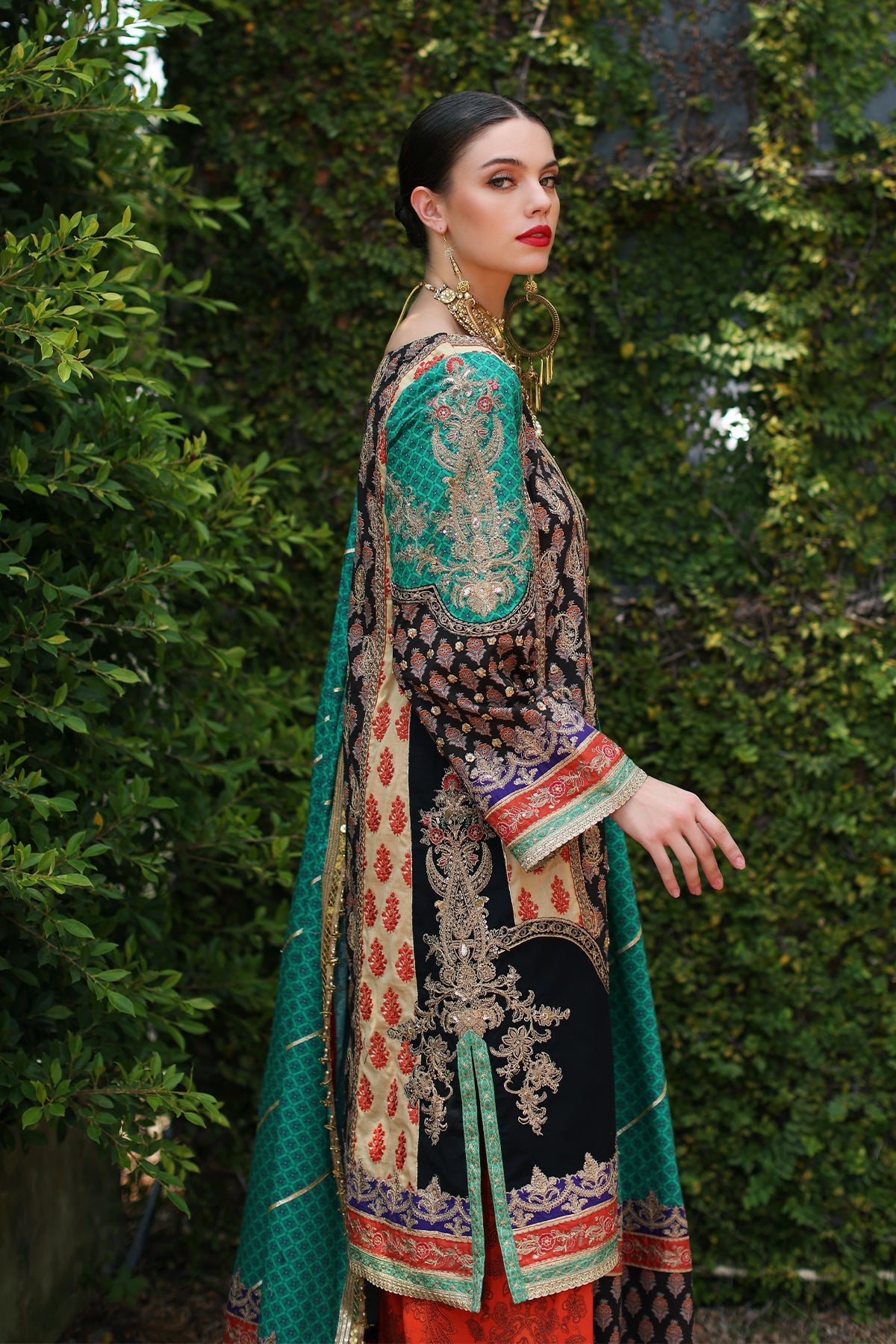 Mina Kashif | Festive Lawn | Zenel -  Mina Kashif Luxury - Original Designer Dress - House of Maryam