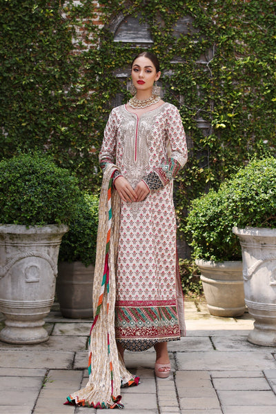 Mina Kashif | Festive Lawn | Parsa -  Mina Kashif Luxury - Original Designer Dress - House of Maryam