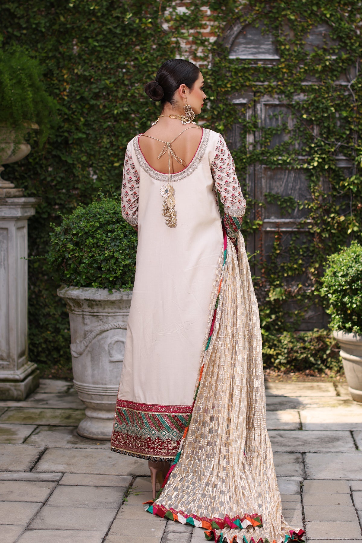 Mina Kashif | Festive Lawn | Parsa -  Mina Kashif Luxury - Original Designer Dress - House of Maryam