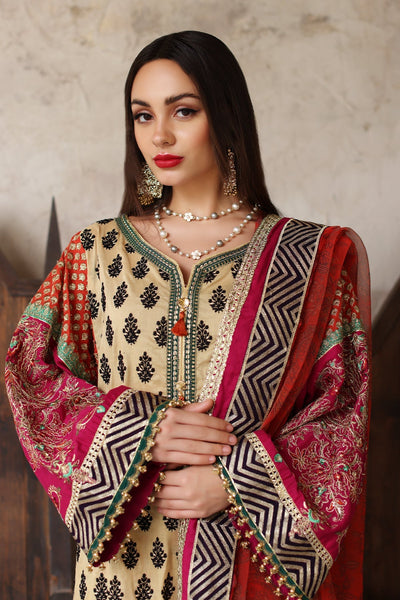 Mina Kashif | Festive Lawn | Amani -  Mina Kashif Luxury - Original Designer Dress - House of Maryam