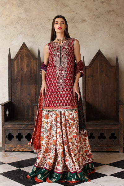 Mina Kashif | Festive Lawn | Janan -  Mina Kashif Luxury - Original Designer Dress - House of Maryam
