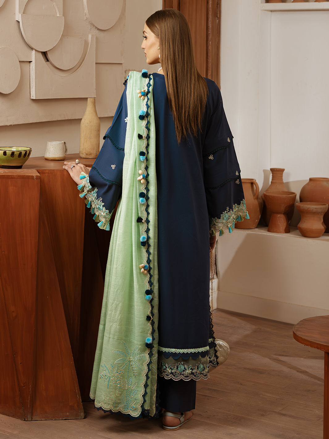 Mahnur | Florence Luxury Lawn 25 | MIRAAL -  Mahnur Ladies Clothes -  House of Maryam