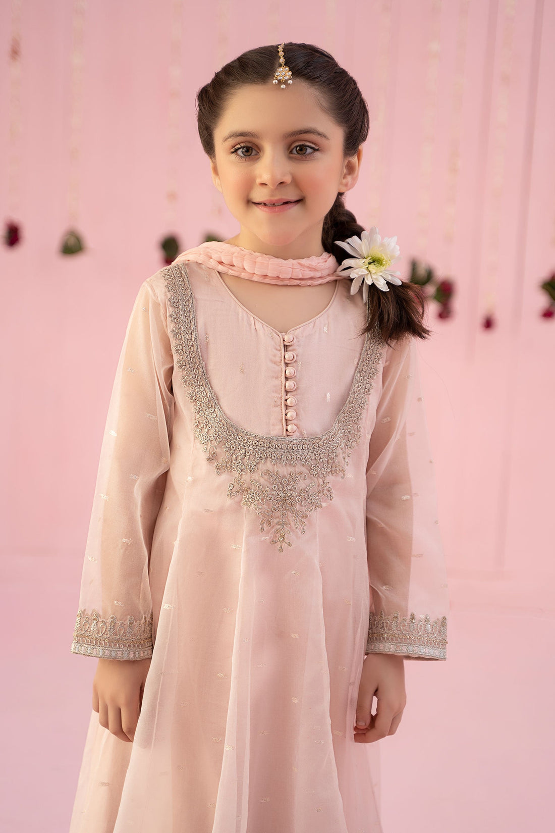 Maria B | 3 Piece Embroidered Organza Suit | MKS-EF24-19