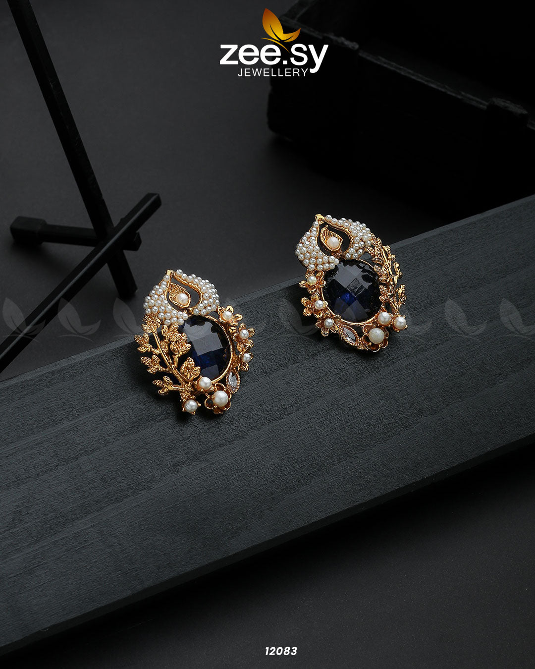 Moonlit Sparkle -  Zeesy Earrings - Original Designer Dress - House of Maryam