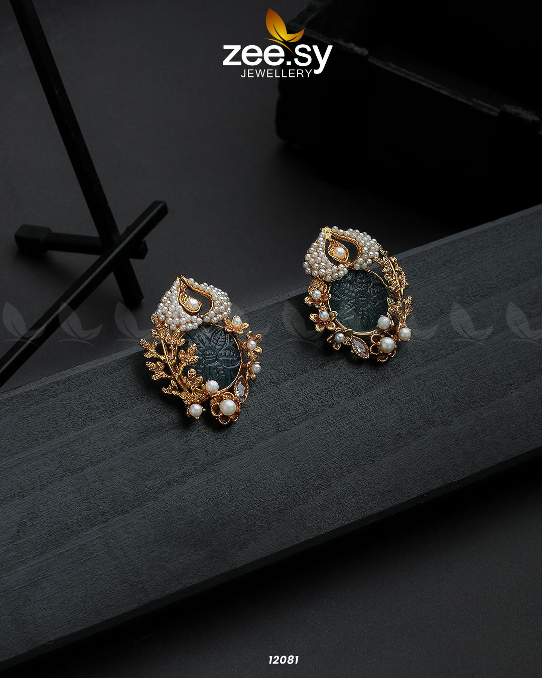 Moonlit Sparkle -  Zeesy Earrings - Original Designer Dress - House of Maryam