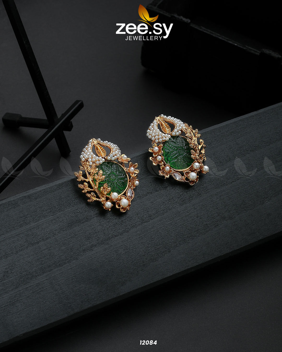 Moonlit Sparkle -  Zeesy Earrings - Original Designer Dress - House of Maryam