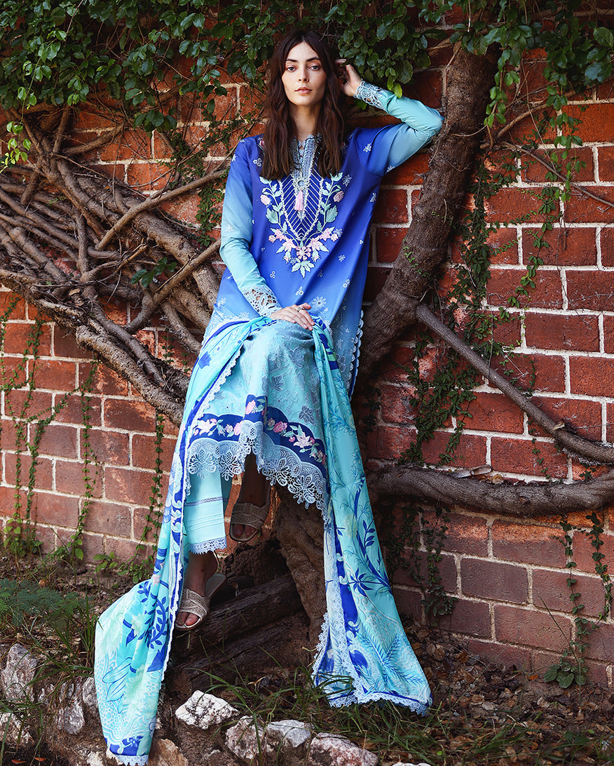 Mushq | Solace Ombre Chikankari | Moonlit Ease-2