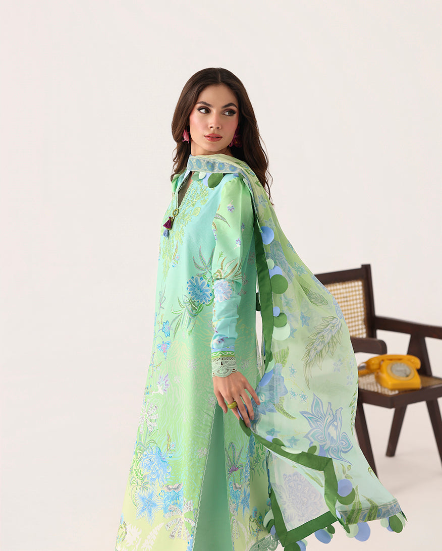 Roheenaz | Rosette Lawn | Morning Dew, image 4