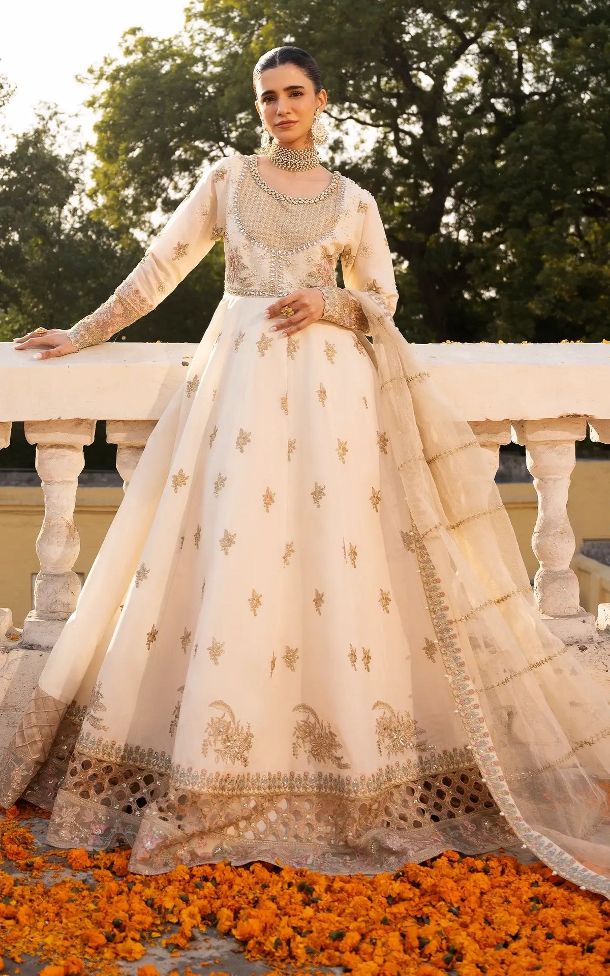 Asifa and Nabeel | Sunehri Eid 25 | Motia-(SEF25-08) -  Asifa and Nabeel Ladies Clothes - Original Designer Dress - House of Maryam
