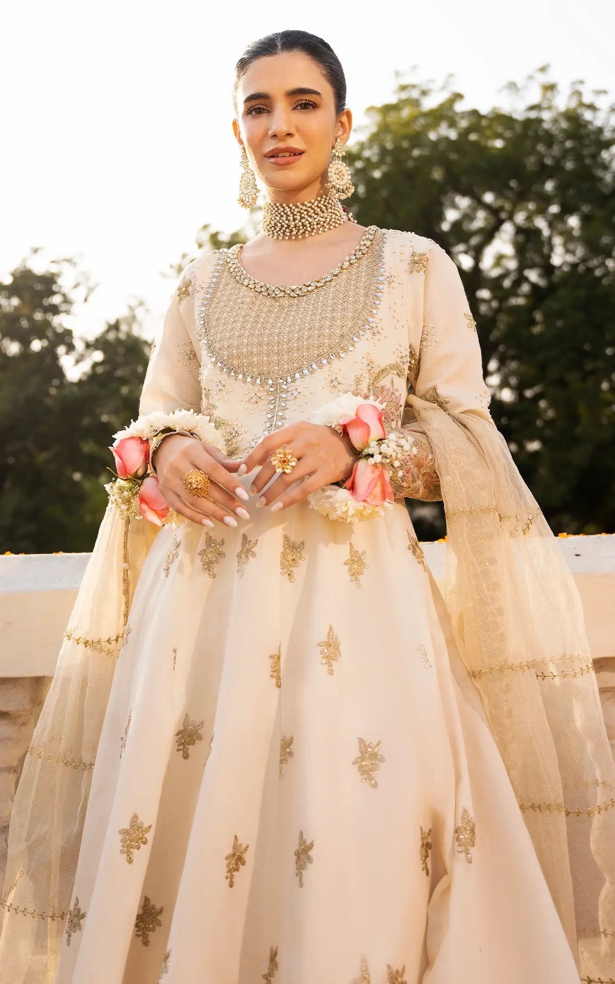 Asifa and Nabeel | Sunehri Eid 25 | Motia-(SEF25-08) -  Asifa and Nabeel Ladies Clothes - Original Designer Dress - House of Maryam