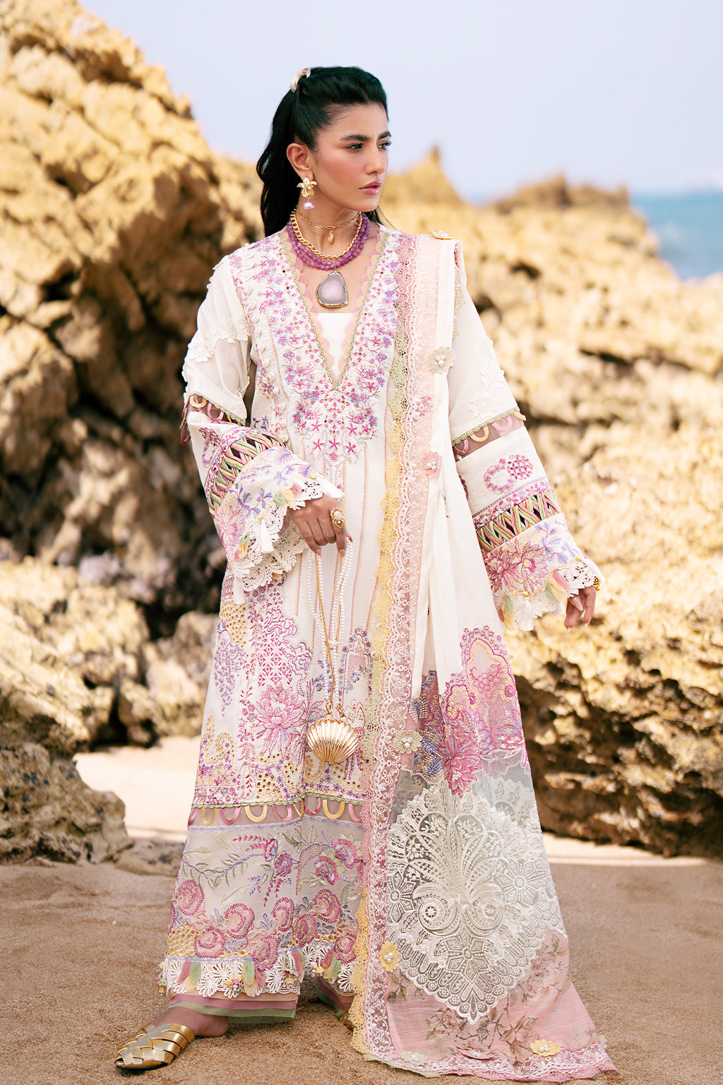 AJR Couture | Dastan Luxury Lawn 25 | Muse -  AJR Couture Ladies Clothes - Original Designer Dress - House of Maryam