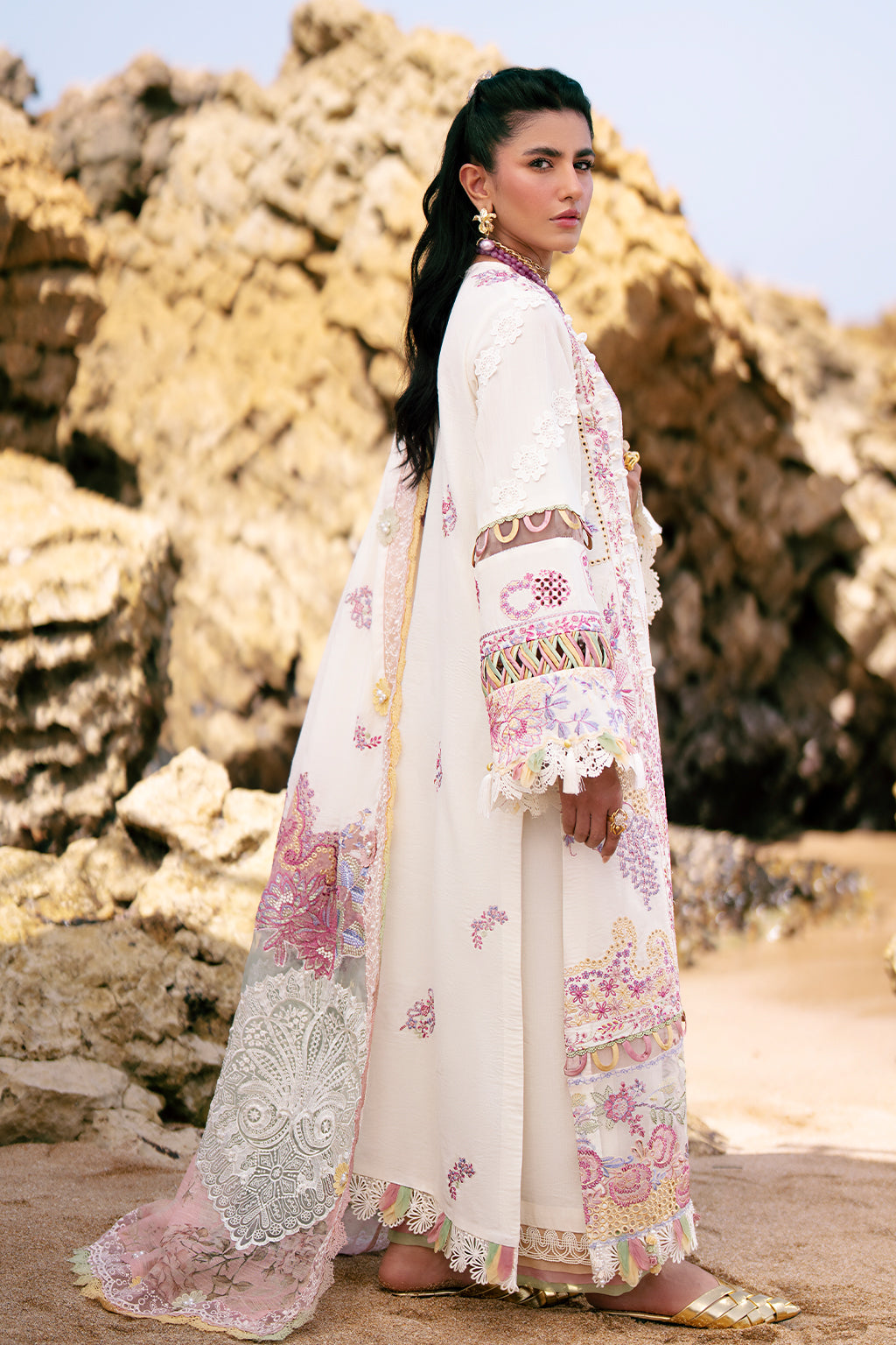 AJR Couture | Dastan Luxury Lawn 25 | Muse -  AJR Couture Ladies Clothes - Original Designer Dress - House of Maryam