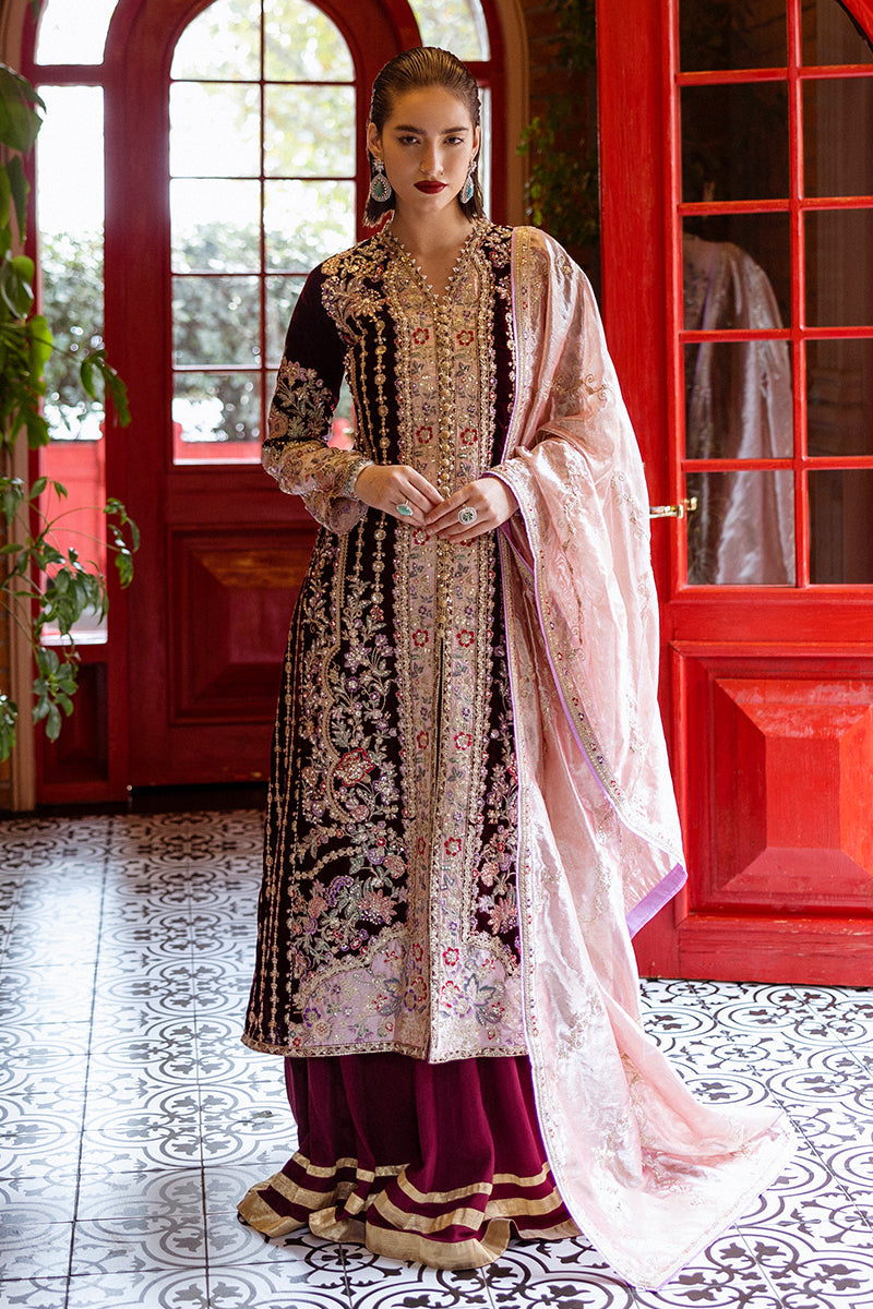 Mushq | Deja Vu Velvet | Sentimental Journey by Designer Mushq - House of Maryam - Pakistani Designer Ethnic Wear in {{ shop.shopifyCountryName }}