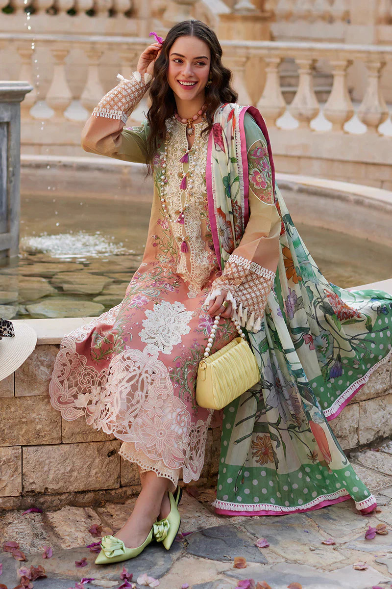 Mushq | Te Amo Luxury Lawn 24 | VENICE VERVE -  Mushq Luxury - Original Designer Dress - House of Maryam
