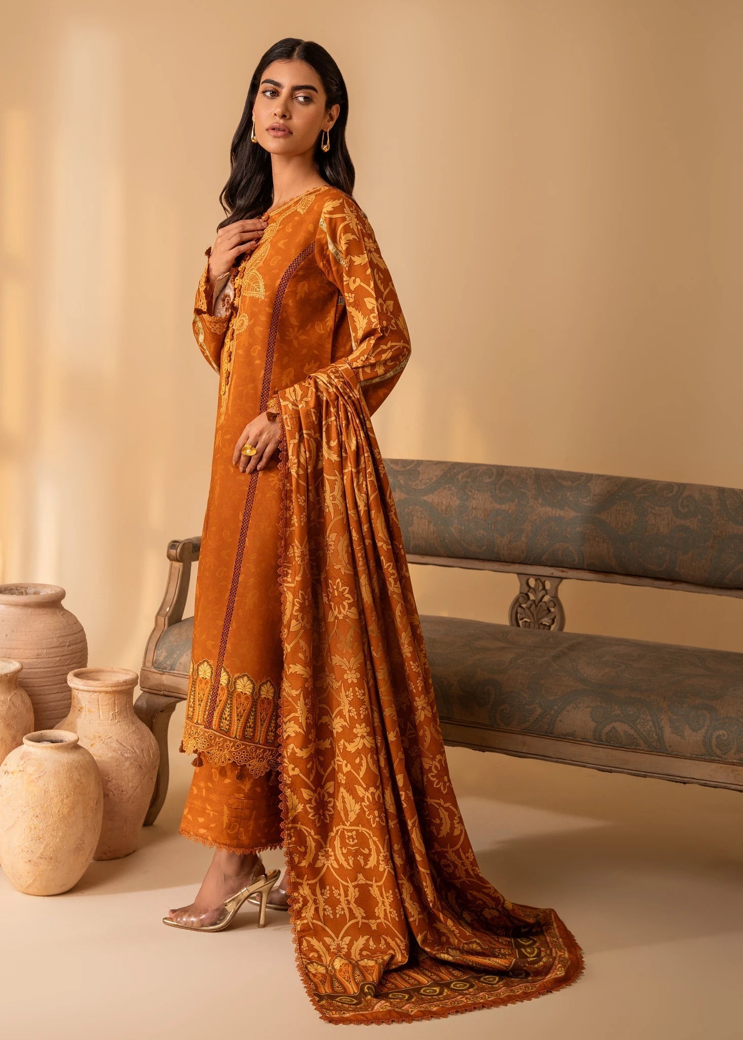 Nureh | Shades of Winter | LEILANI (AZ-04) by Designer Nureh - House of Maryam - Pakistani Designer Ethnic Wear in {{ shop.shopifyCountryName }}