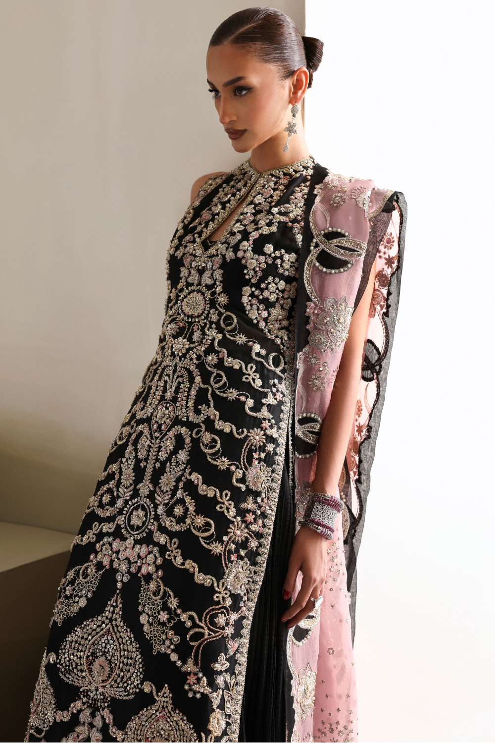 Soraya Myrren black long formal ensemble, photo 6
