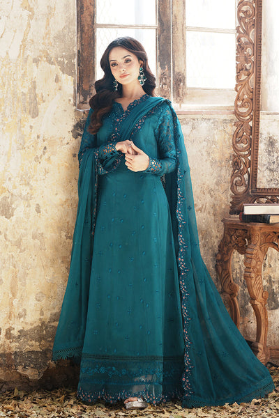 Azure | Ensembles Embroidered Formals | Mystic Teal -  Azure Ladies Clothes - Original Designer Dress - House of Maryam