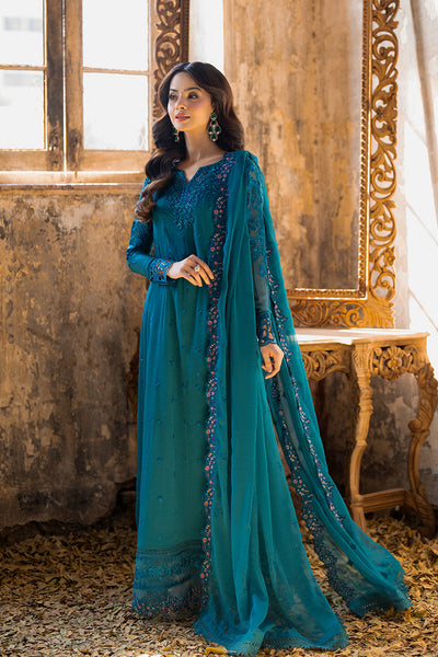 Azure | Ensembles Embroidered Formals | Mystic Teal -  Azure Ladies Clothes - Original Designer Dress - House of Maryam