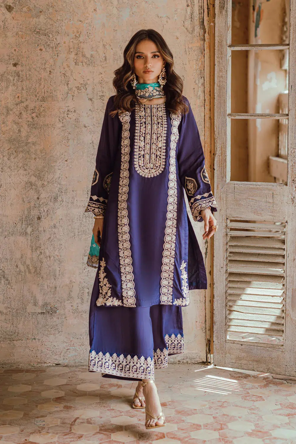 Azure | Embroidered Formals | Mystique Nova -  Azure Formal - Original Designer Dress - House of Maryam