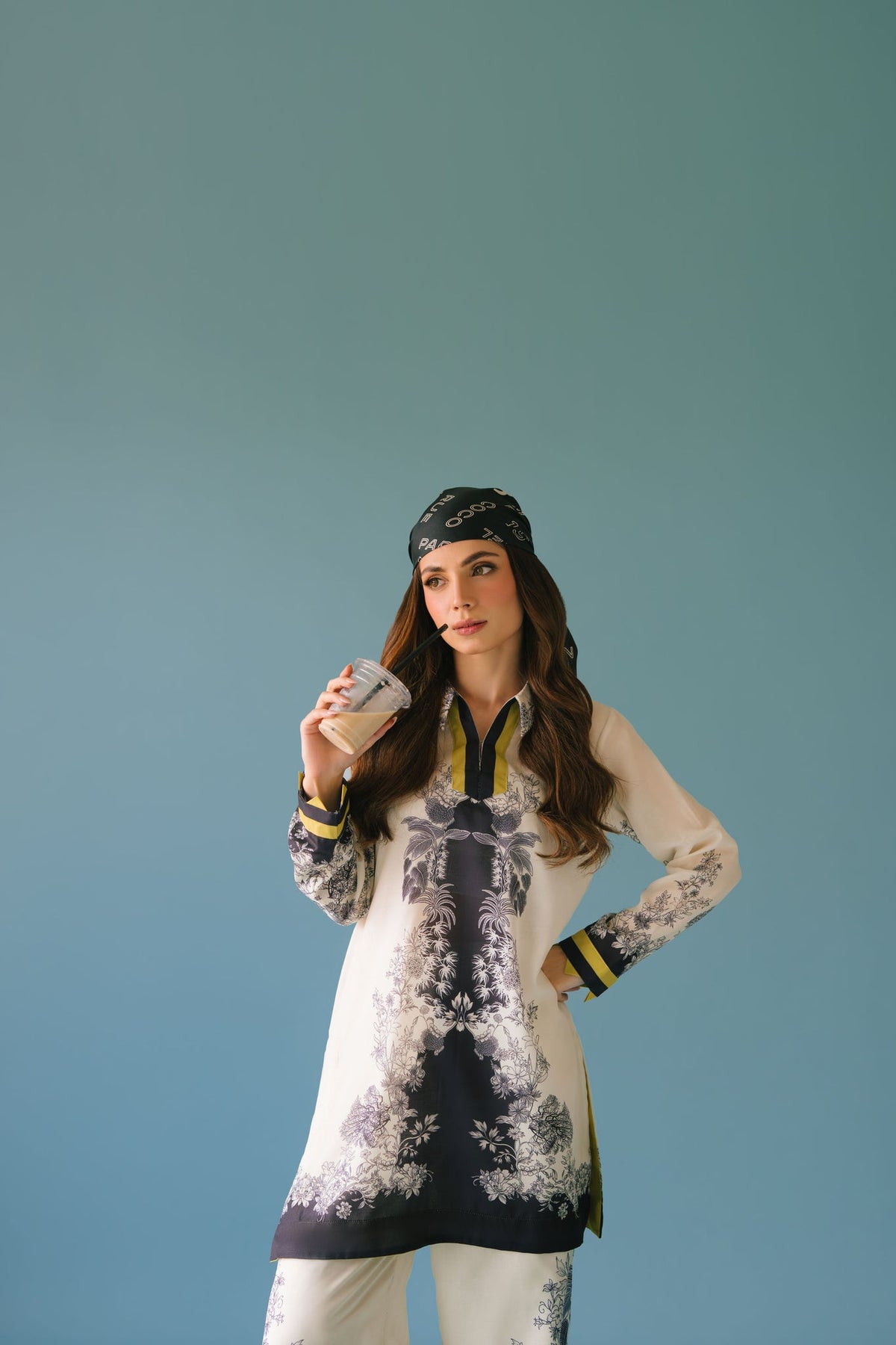 Sammy K | Lawn Pret 25 | Black Star -  Sammy K Ladies Clothes - Original Designer Dress - House of Maryam