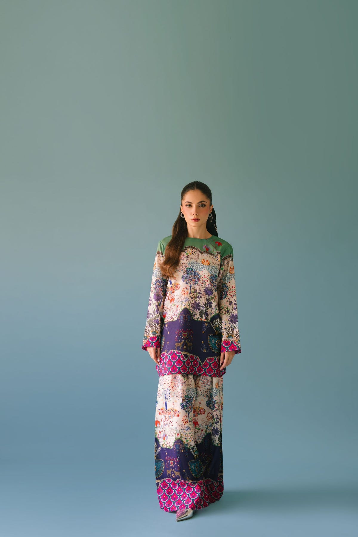 Sammy K | Lawn Pret 25 | Hanging Garden -  Sammy K Ladies Clothes - Original Designer Dress - House of Maryam