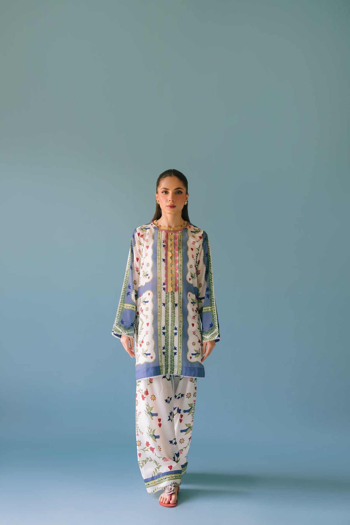 Sammy K | Lawn Pret 25 | flower bud -  Sammy K Ladies Clothes - Original Designer Dress - House of Maryam