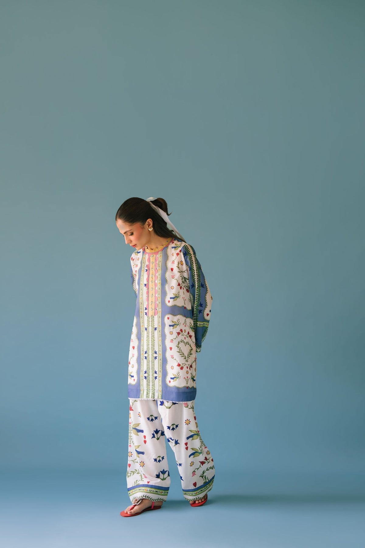 Sammy K | Lawn Pret 25 | flower bud -  Sammy K Ladies Clothes - Original Designer Dress - House of Maryam