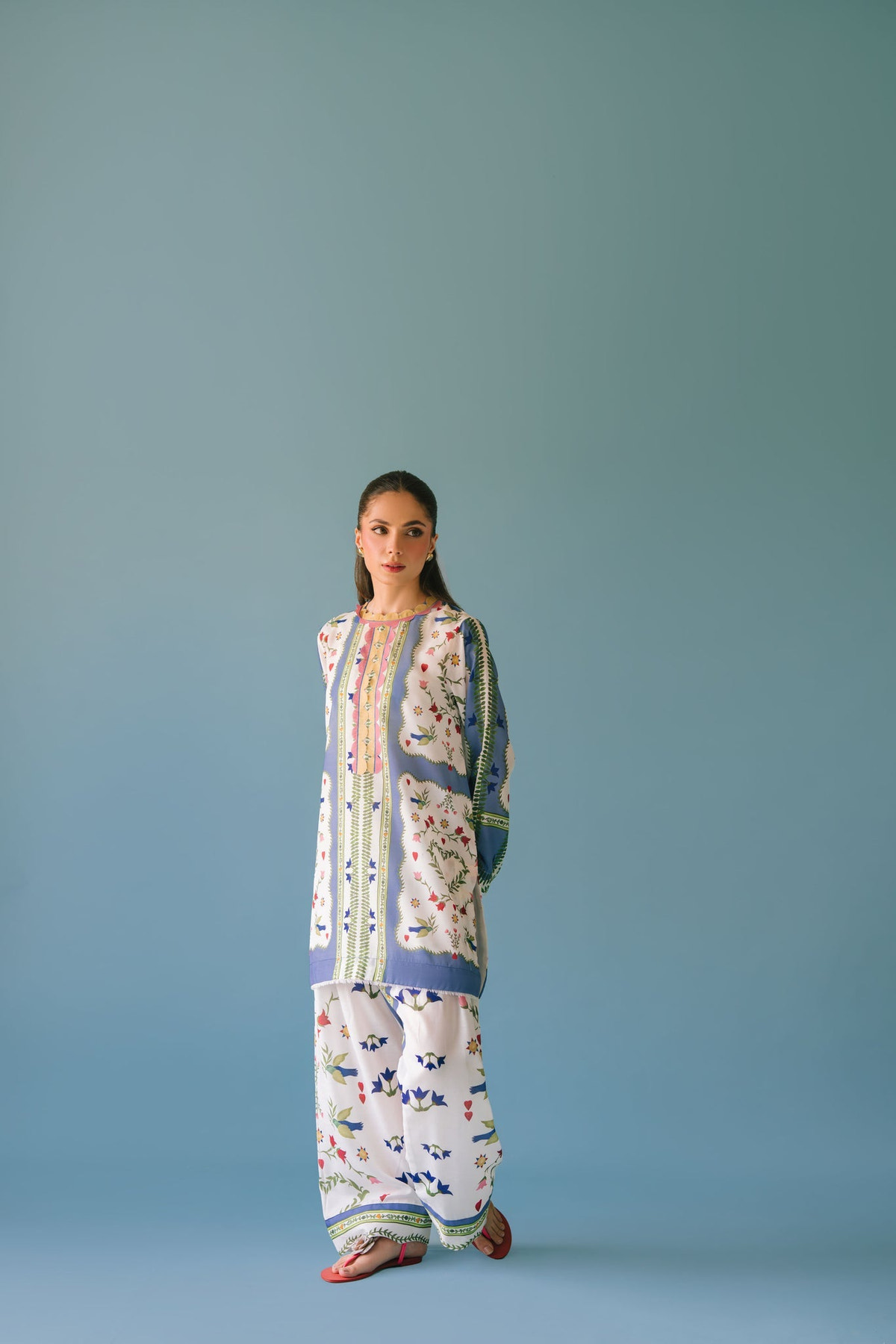 Sammy K | Lawn Pret 25 | flower bud -  Sammy K Ladies Clothes - Original Designer Dress - House of Maryam