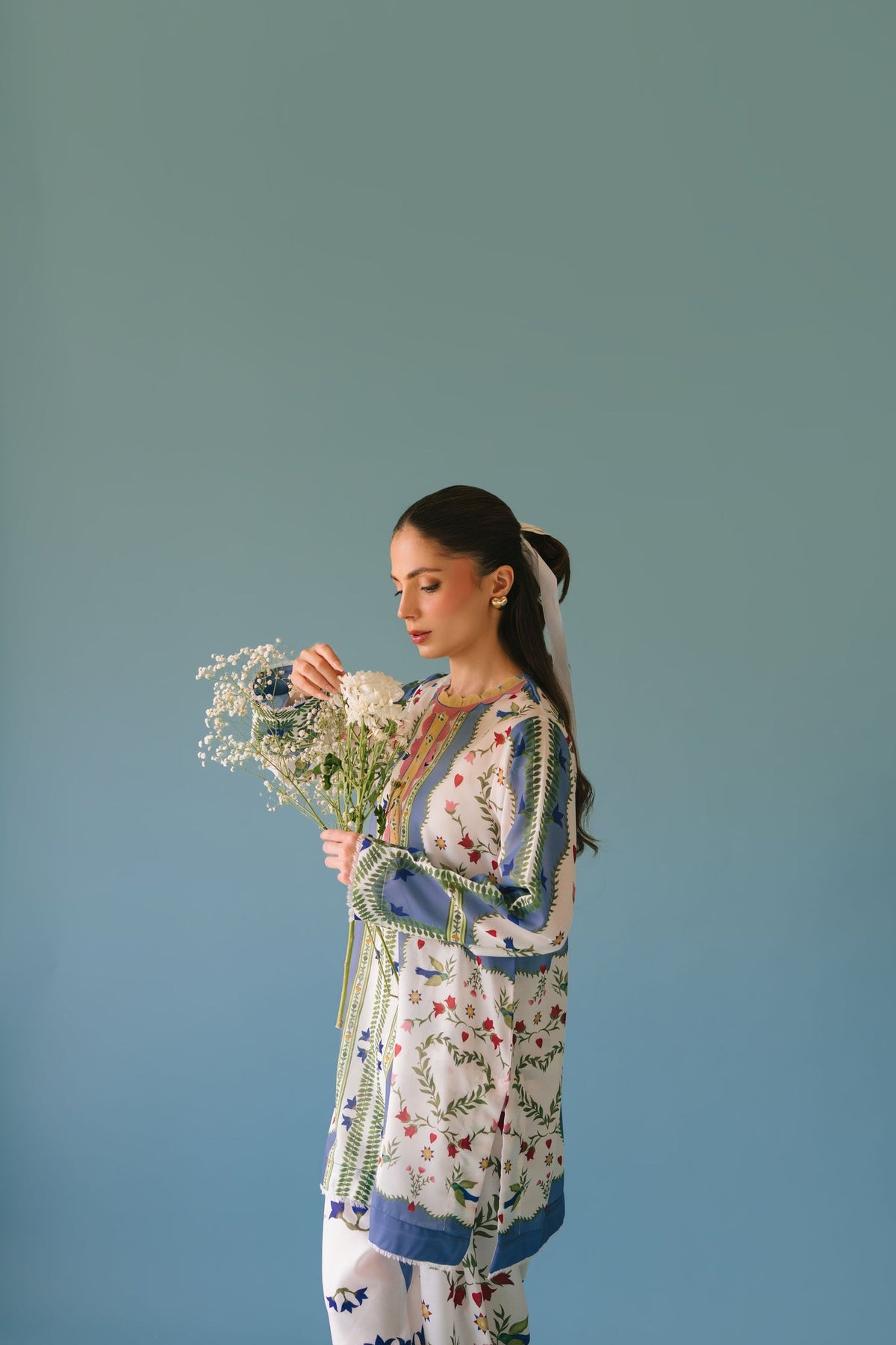 Sammy K | Lawn Pret 25 | flower bud -  Sammy K Ladies Clothes - Original Designer Dress - House of Maryam