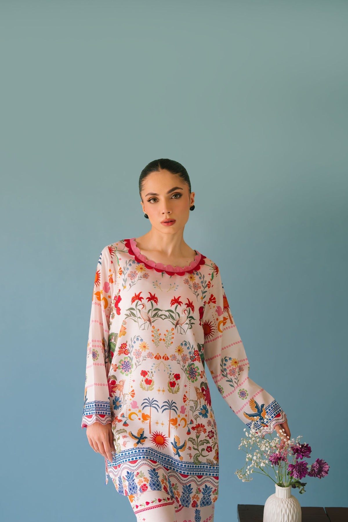 Sammy K | Aadat Festive Edition | Tropical Breeze -  Sammy K Ladies Clothes - Original Designer Dress - House of Maryam