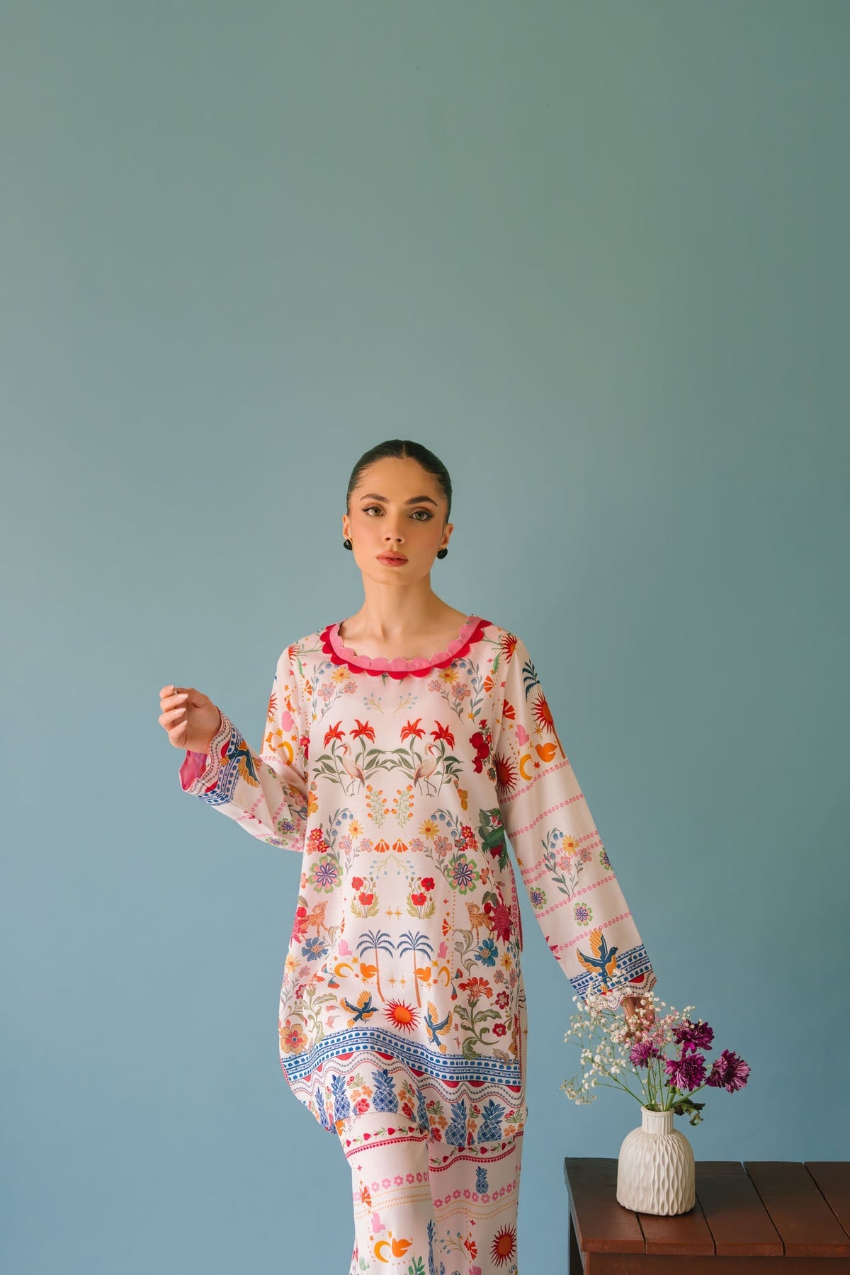 Sammy K | Aadat Festive Edition | Tropical Breeze -  Sammy K Ladies Clothes - Original Designer Dress - House of Maryam