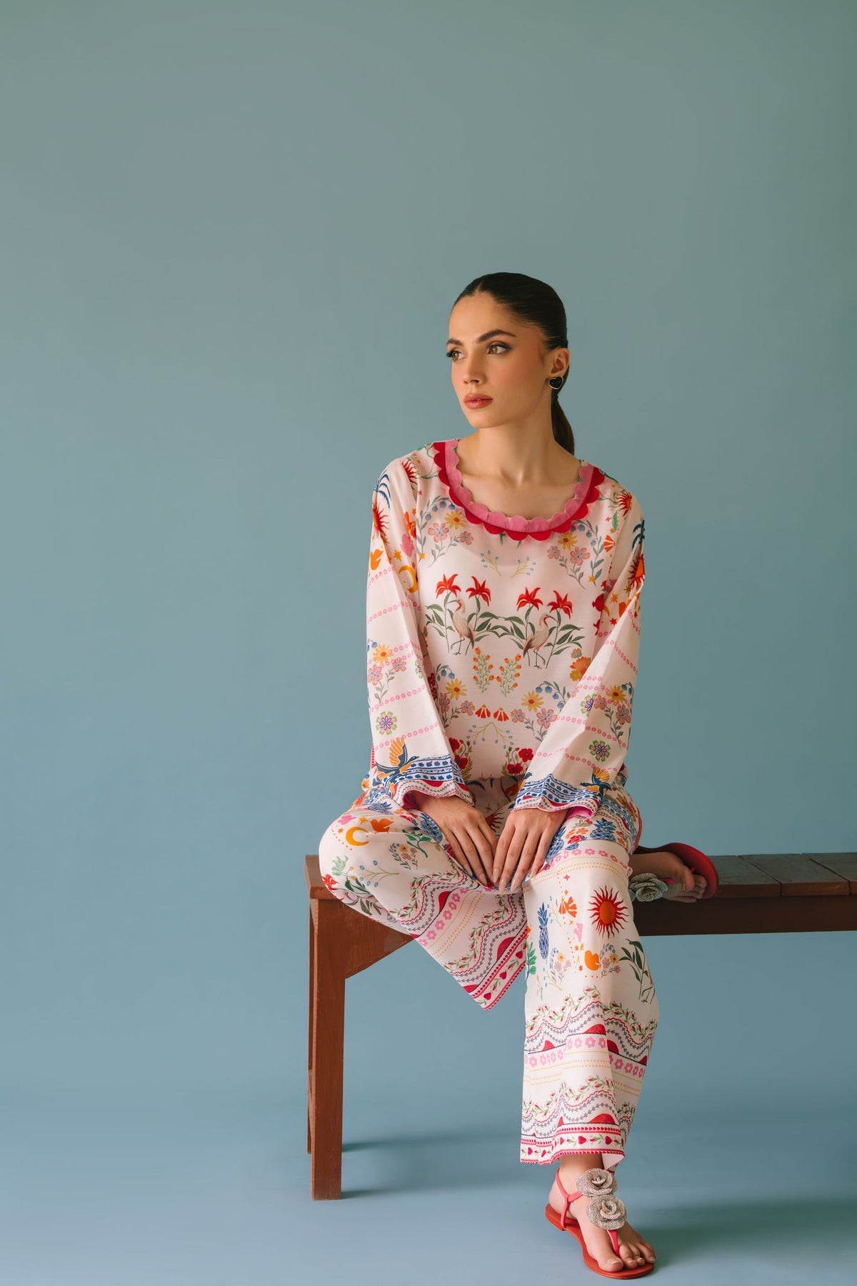 Sammy K | Aadat Festive Edition | Tropical Breeze -  Sammy K Ladies Clothes - Original Designer Dress - House of Maryam