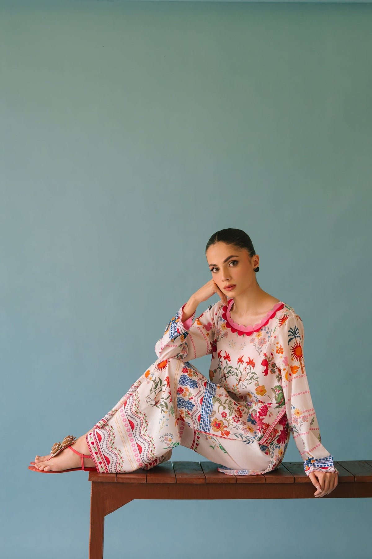 Sammy K | Aadat Festive Edition | Tropical Breeze -  Sammy K Ladies Clothes - Original Designer Dress - House of Maryam