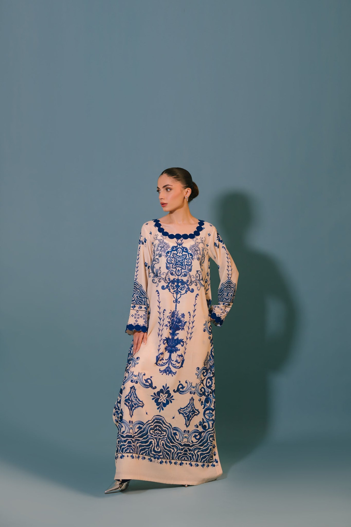 Sammy K | Lawn Pret 25 | Blue Bell -  Sammy K Ladies Clothes - Original Designer Dress - House of Maryam