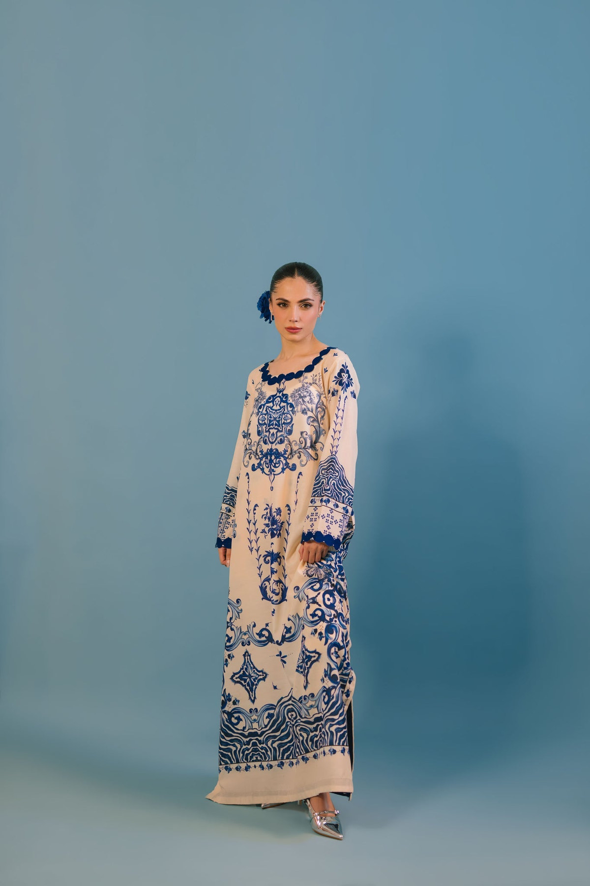 Sammy K | Lawn Pret 25 | Blue Bell -  Sammy K Ladies Clothes - Original Designer Dress - House of Maryam