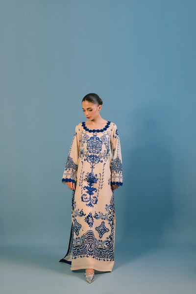 Sammy K | Lawn Pret 25 | Blue Bell -  Sammy K Ladies Clothes - Original Designer Dress - House of Maryam