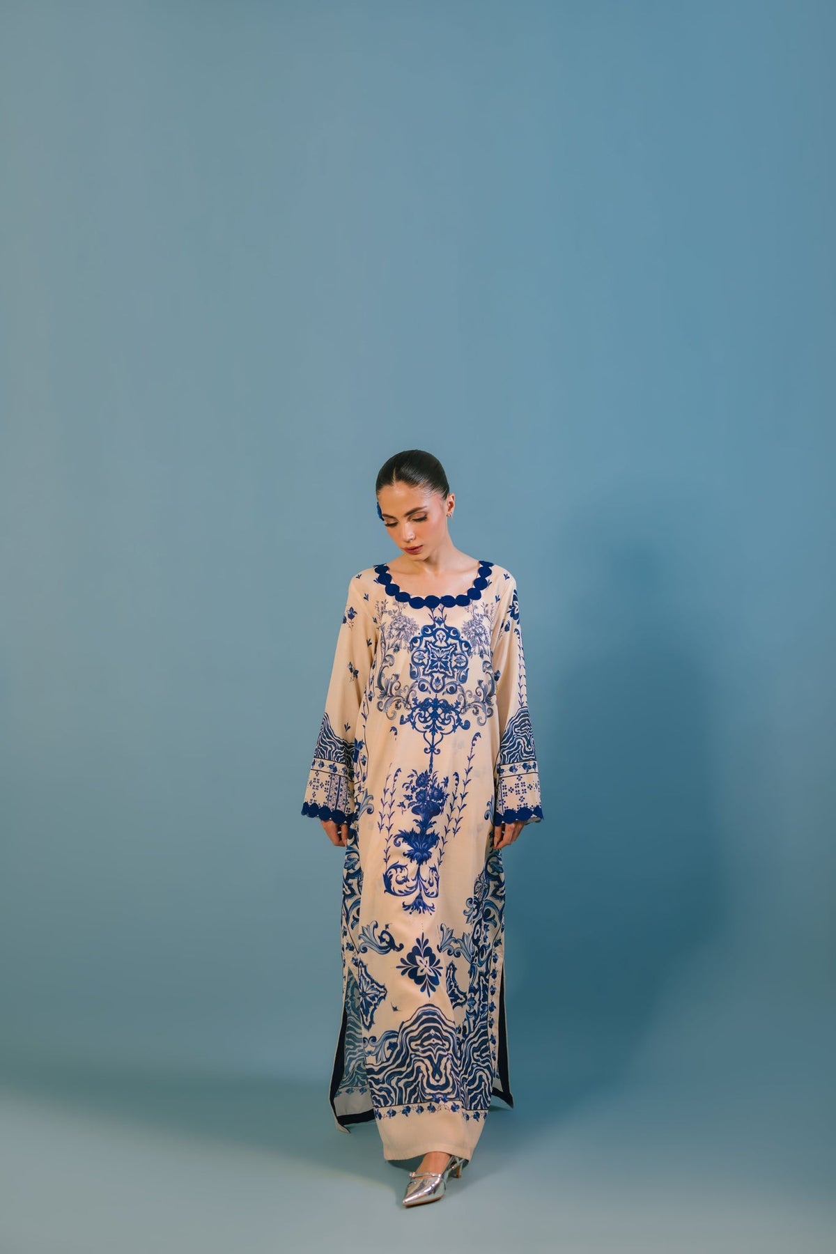 Sammy K | Lawn Pret 25 | Blue Bell -  Sammy K Ladies Clothes - Original Designer Dress - House of Maryam