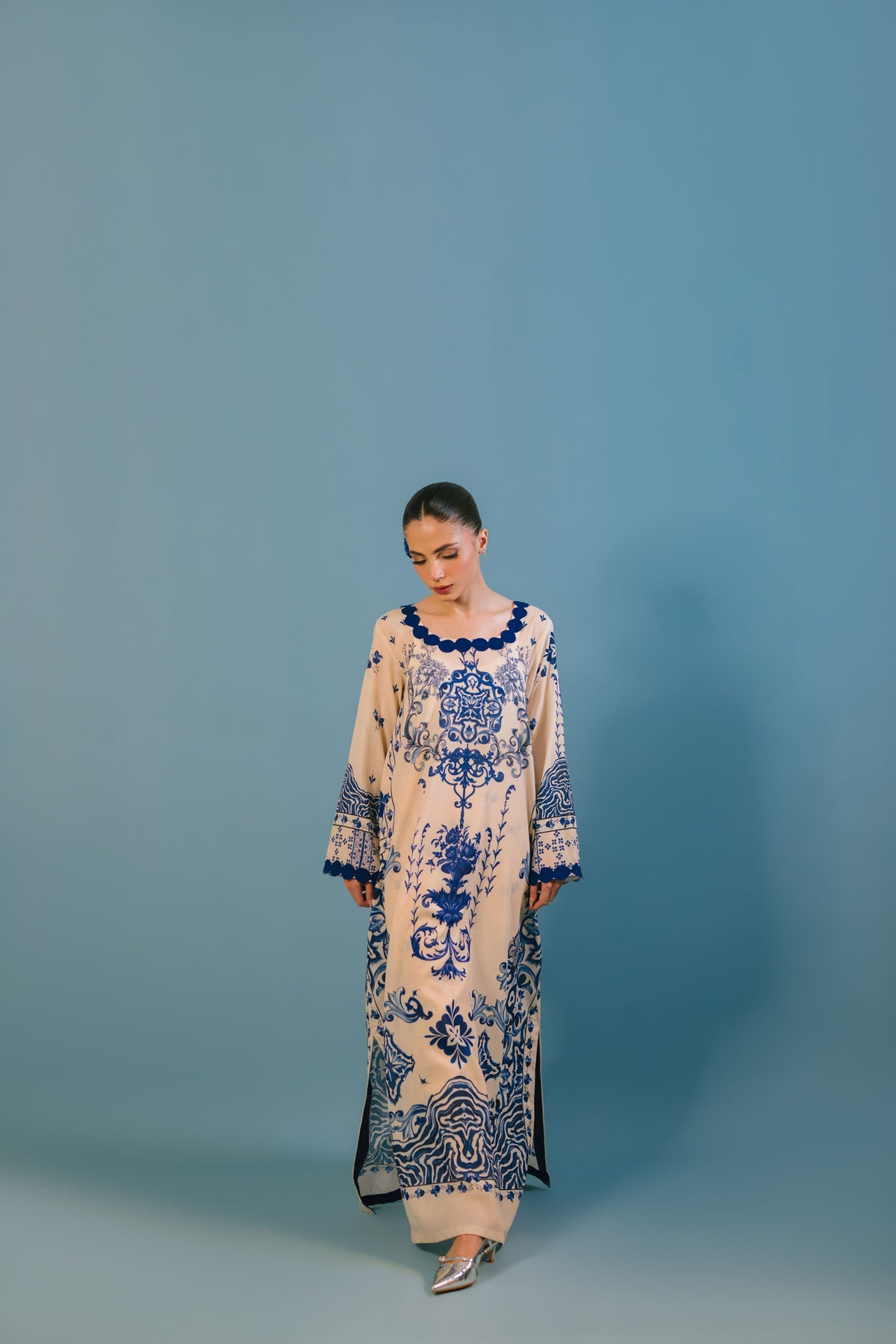 Sammy K | Lawn Pret 25 | Blue Bell -  Sammy K Ladies Clothes - Original Designer Dress - House of Maryam