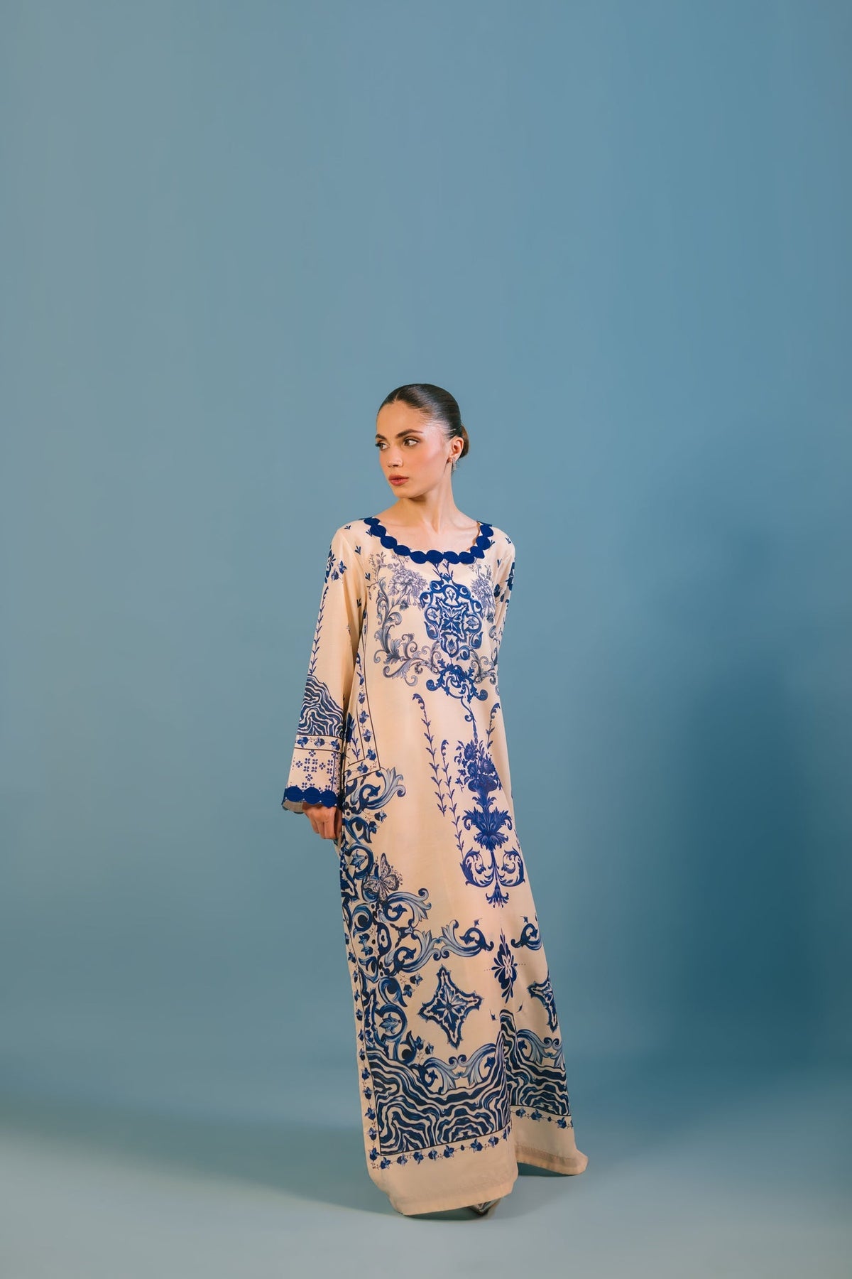 Sammy K | Lawn Pret 25 | Blue Bell -  Sammy K Ladies Clothes - Original Designer Dress - House of Maryam