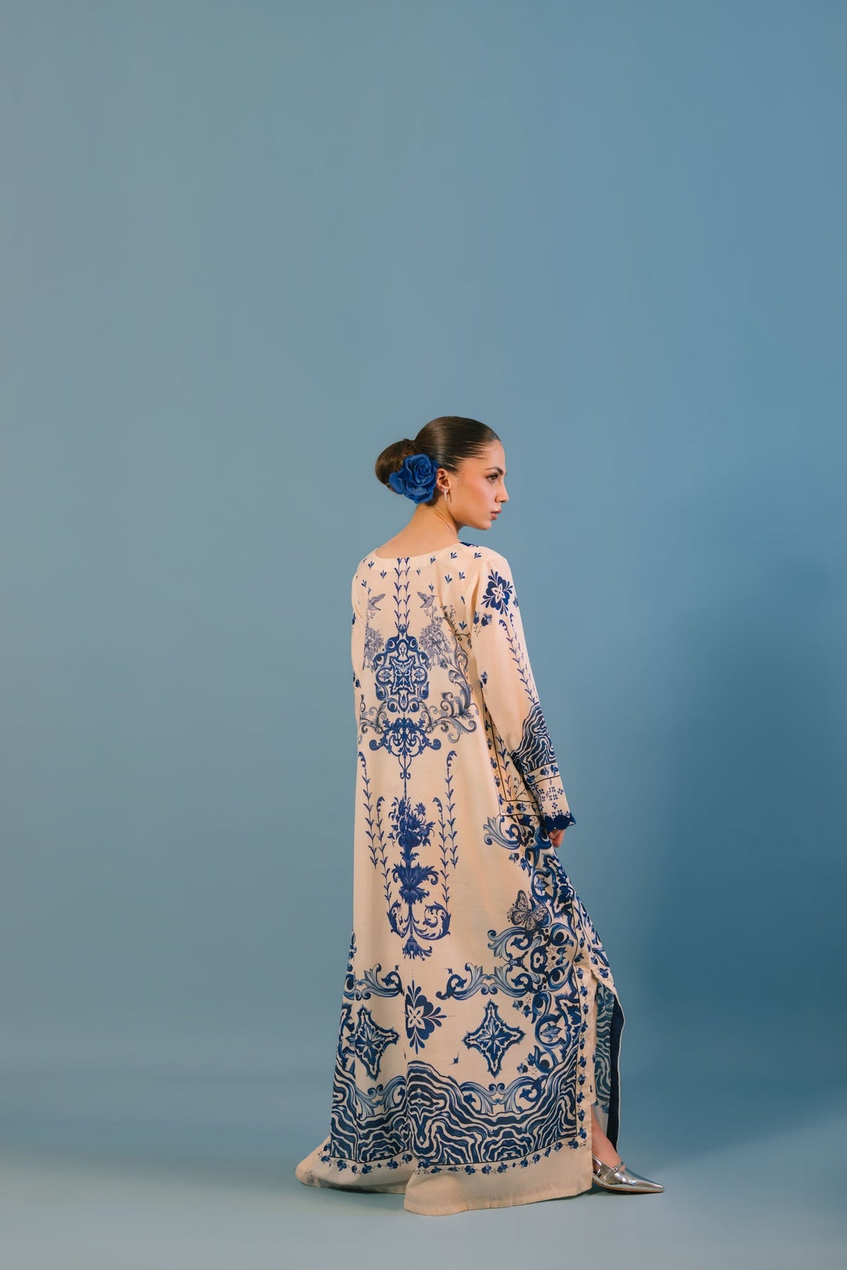 Sammy K | Lawn Pret 25 | Blue Bell -  Sammy K Ladies Clothes - Original Designer Dress - House of Maryam