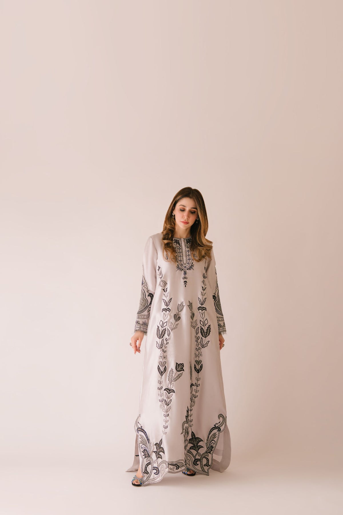 Sammy K | Aadat Festive Edition | Sea Holly -  Sammy K Ladies Clothes - Original Designer Dress - House of Maryam