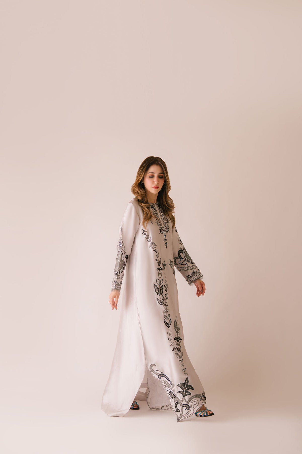 Sammy K | Aadat Festive Edition | Sea Holly -  Sammy K Ladies Clothes - Original Designer Dress - House of Maryam