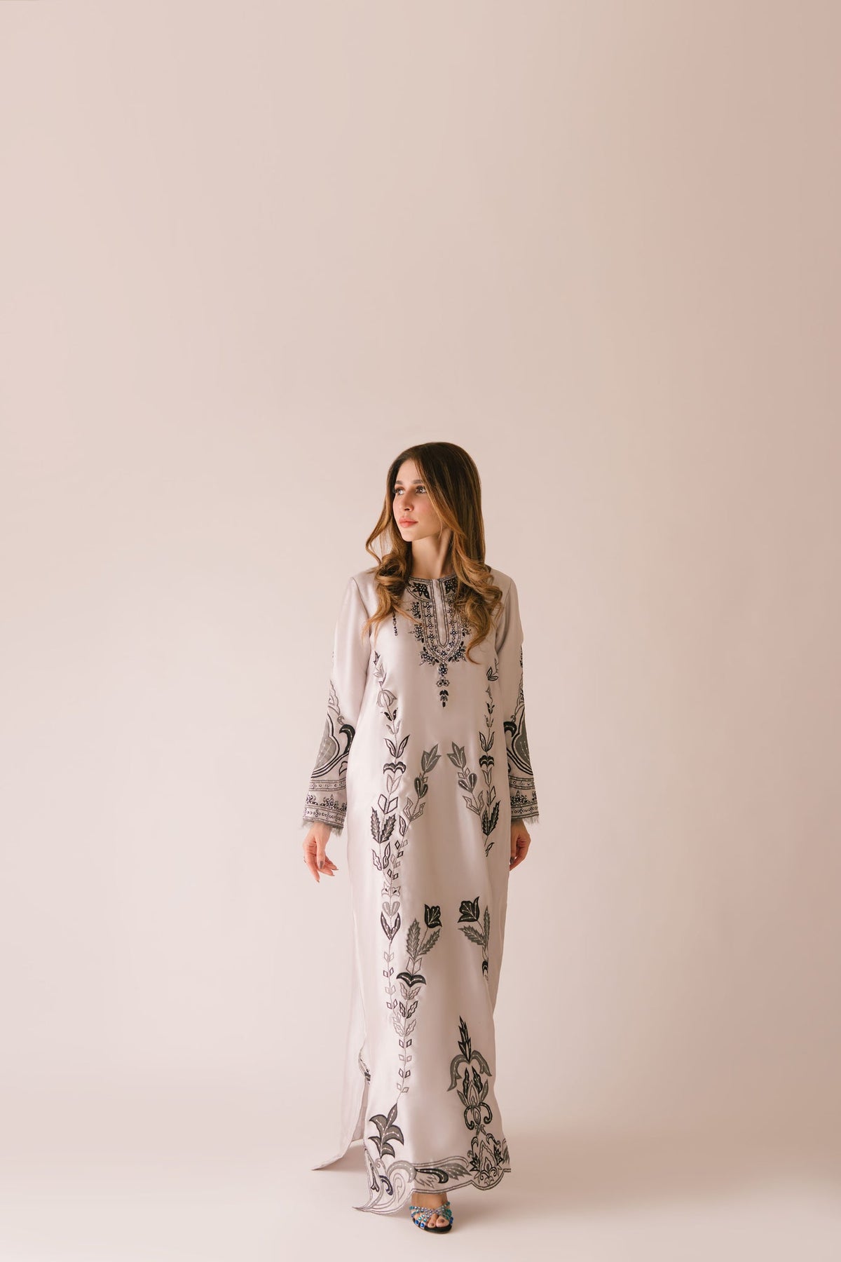 Sammy K | Aadat Festive Edition | Sea Holly -  Sammy K Ladies Clothes - Original Designer Dress - House of Maryam